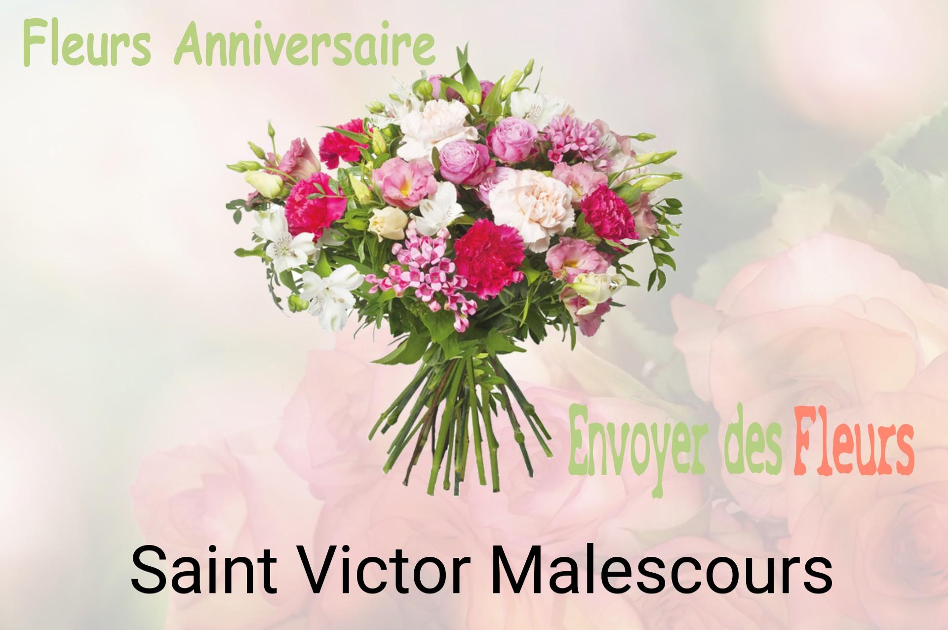 Bouquet de fleurs d’anniversaire livré à Saint-Victor-Malescours