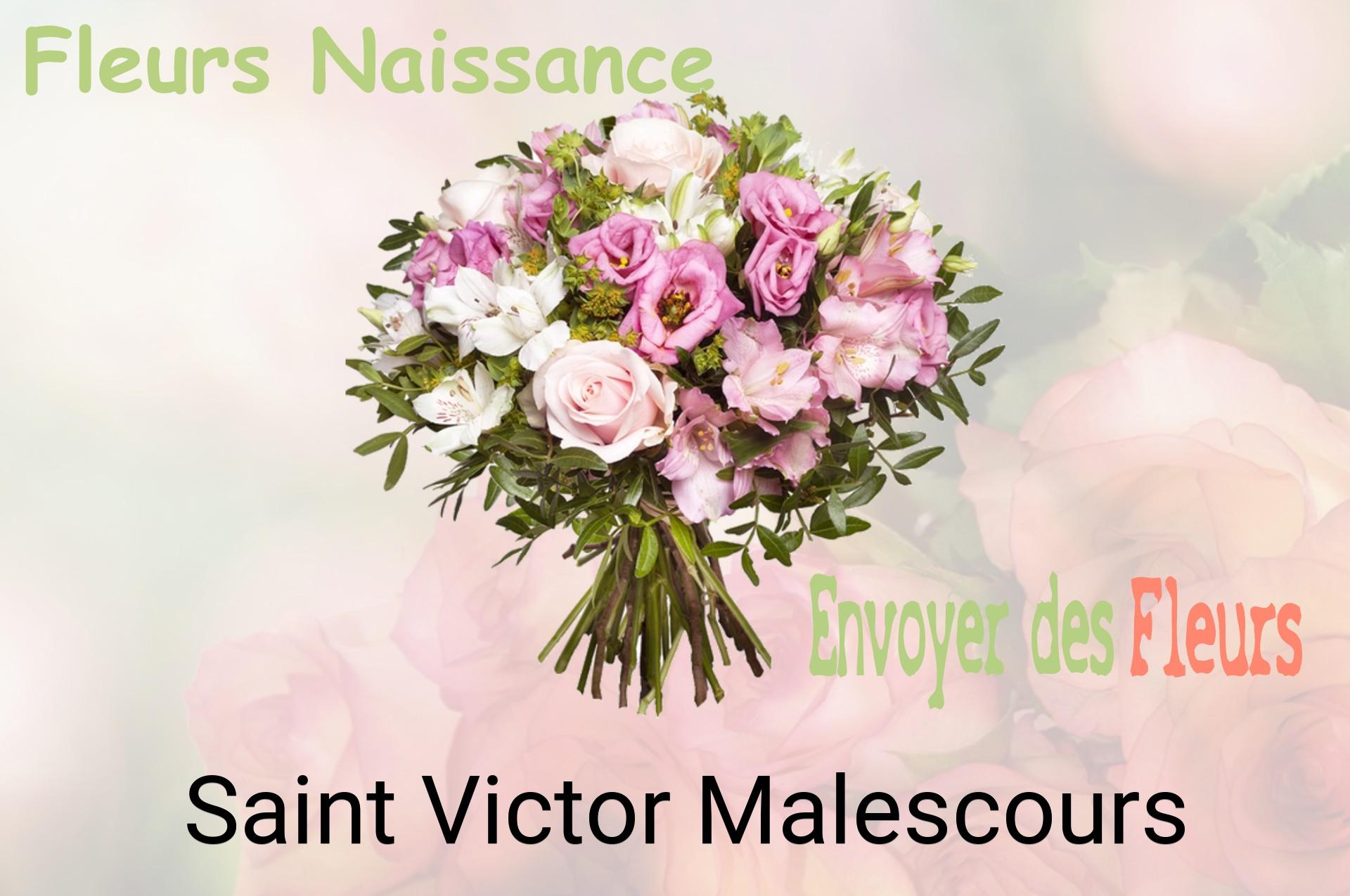 Bouquet de fleurs de naissance livré à Saint-Victor-Malescours